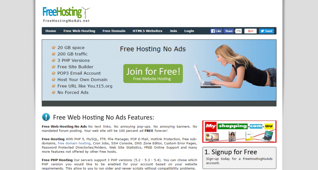 Free-Hosting-No-Ads