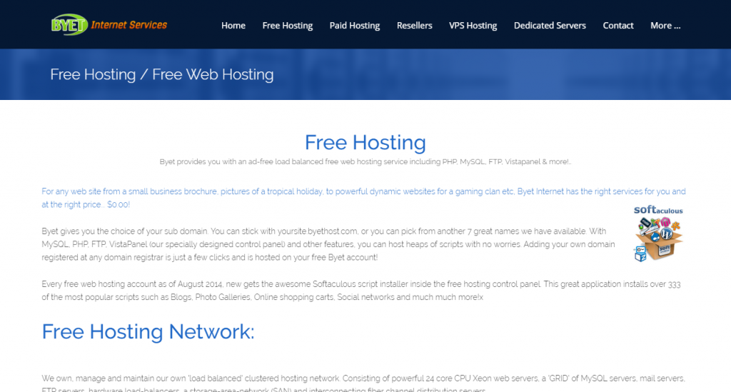 Free-Web-Hosting Byet